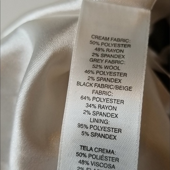 WHBM diagonal colorblock strip fitted dress 0 XS - Picture 7 of 8